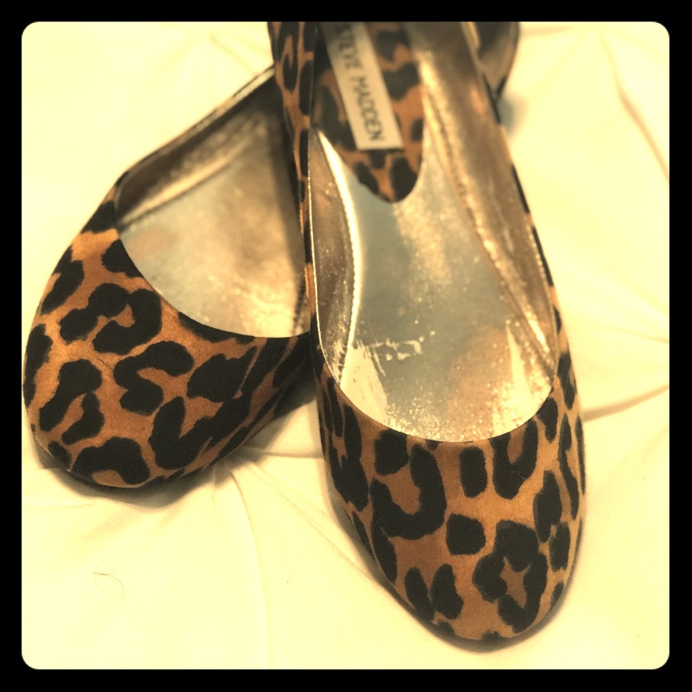 Steve Madden Round Toe Leopard!